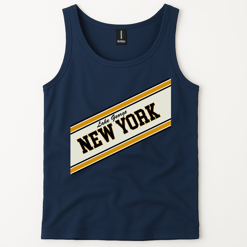 Lake George New York Varsity Logo Tank Top
