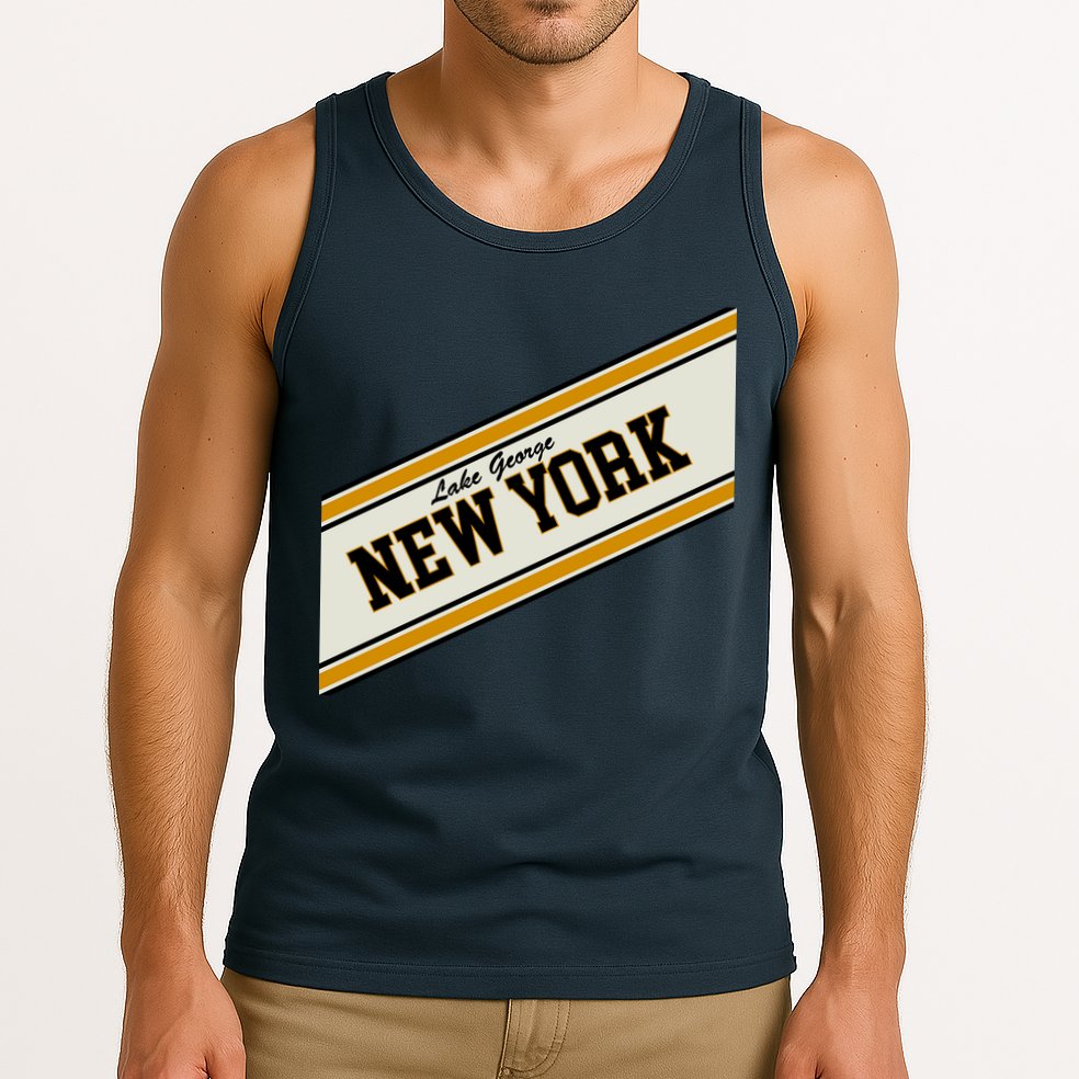 Lake George New York Varsity Logo Tank Top