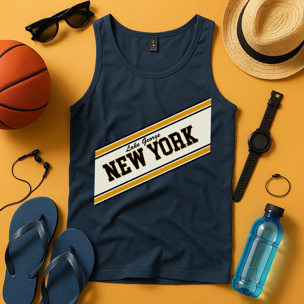 Lake George New York Varsity Logo Tank Top