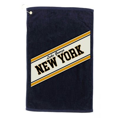 Lake George New York Varsity Logo Golf Towel