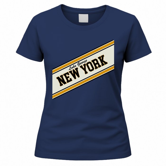 Lake George New York Varsity Logo Women's T-Shirt