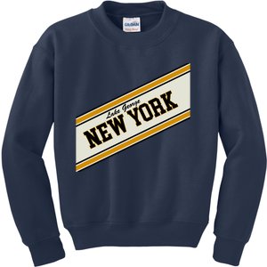 Lake George New York Varsity Logo Kids Sweatshirt