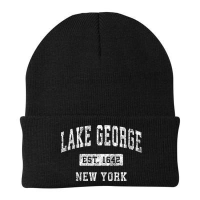 Lake George New York Ny Vintage Established Sports Beanie