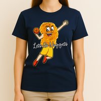 Lets Go Nuggets Chicken Nugget Basketball Player T-Shirt