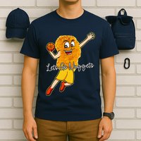 Lets Go Nuggets Chicken Nugget Basketball Player T-Shirt