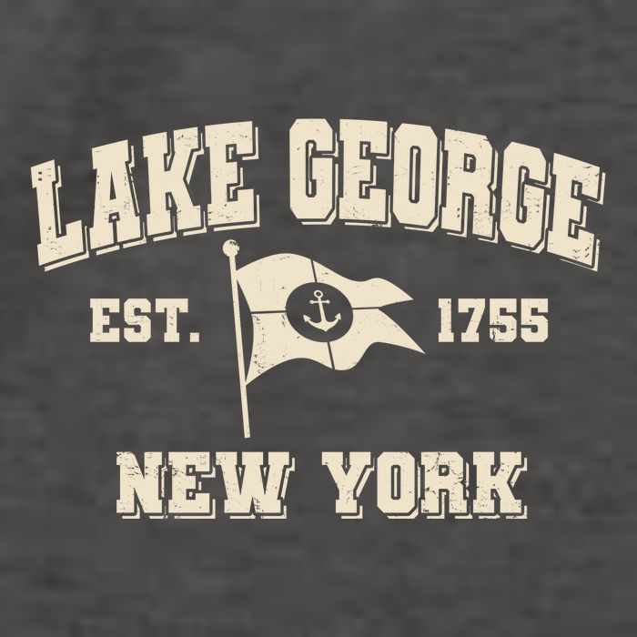 Lake George New York Est. 1755 Vector Backpack