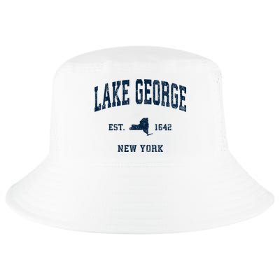 Lake George New York Ny Vintage Athletic Sports Cool Comfort Performance Bucket Hat