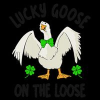 Lucky Goose On Duck The Loose St Patricks Day Lucky Shamrock City Backpack