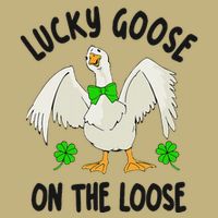 Lucky Goose On Duck The Loose St Patricks Day Lucky Shamrock Hoodie