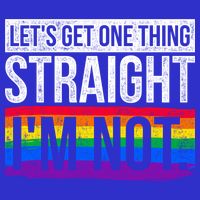 Lets Get One Thing Straight Im Not Lgbt Funny Gift Bag