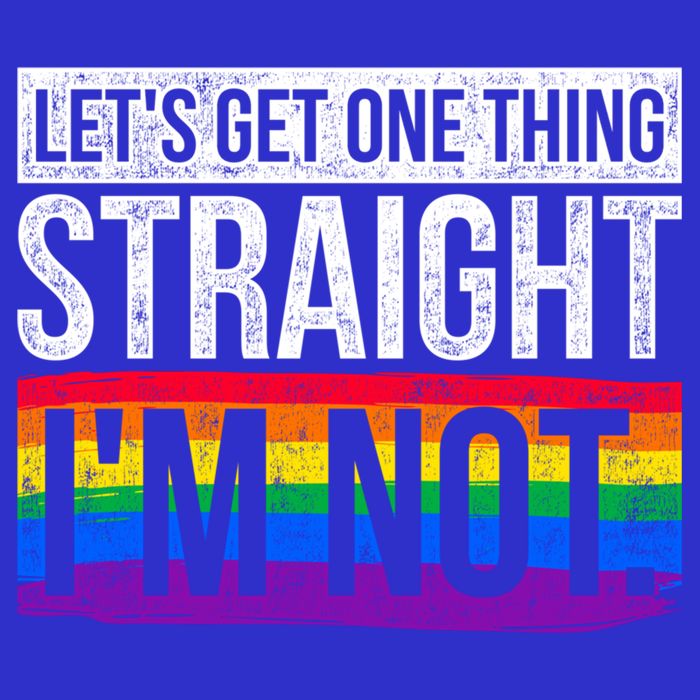 Lets Get One Thing Straight Im Not Lgbt Funny Gift Bag