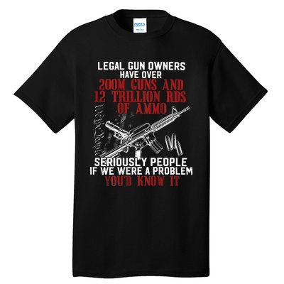 Legal Gun Owners Have Over 200m Guns Tall T-Shirt