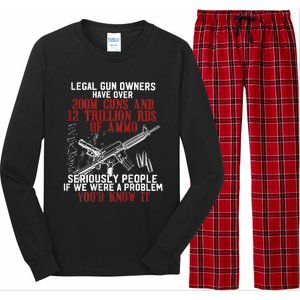 Legal Gun Owners Have Over 200m Guns Long Sleeve Pajama Set