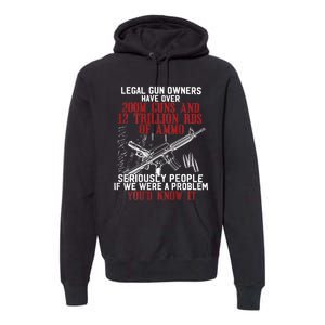 Legal Gun Owners Have Over 200m Guns Premium Hoodie