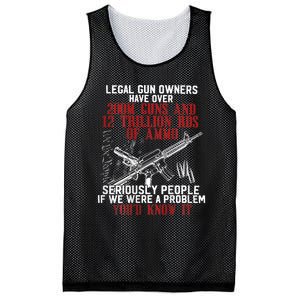 Legal Gun Owners Have Over 200m Guns Mesh Reversible Basketball Jersey Tank