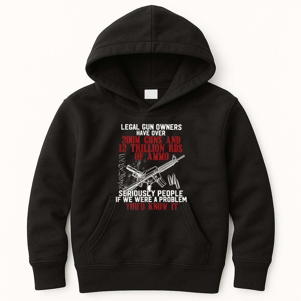 Legal Gun Owners Have Over 200m Guns Kids Hoodie