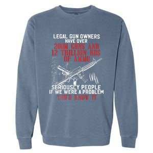 Legal Gun Owners Have Over 200m Guns Garment-Dyed Sweatshirt