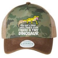 Leopard Gecko Owner I Raise A Tiny Leopard Gecko Legacy Tie Dye Trucker Hat