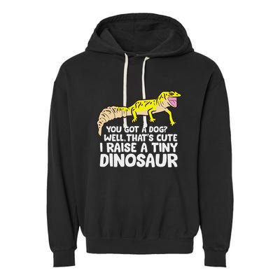 Leopard Gecko Owner I Raise A Tiny Leopard Gecko Garment-Dyed Fleece Hoodie