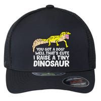 Leopard Gecko Owner I Raise A Tiny Leopard Gecko Flexfit Unipanel Trucker Cap