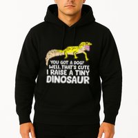 Leopard Gecko Owner I Raise A Tiny Leopard Gecko Hoodie