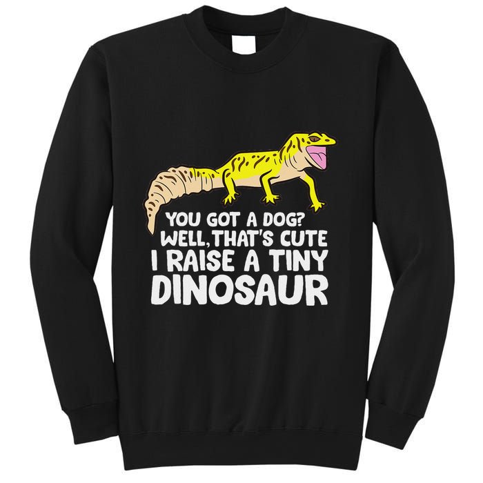 Leopard Gecko Owner I Raise A Tiny Leopard Gecko Sweatshirt