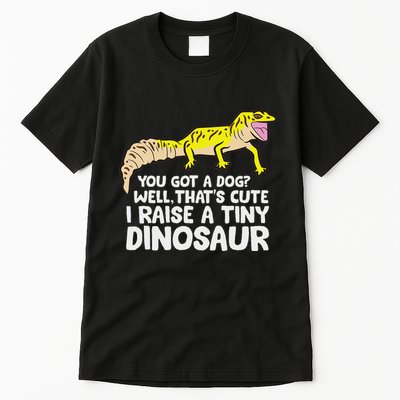 Leopard Gecko Owner I Raise A Tiny Leopard Gecko Tall T-Shirt