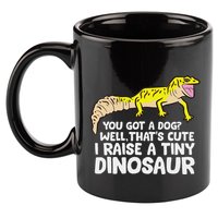 Leopard Gecko Owner I Raise A Tiny Leopard Gecko 11oz C Handle Ceramic Mug