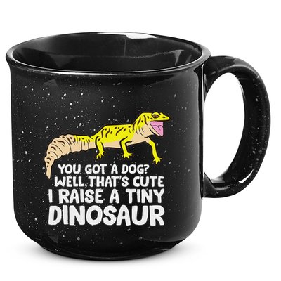 Leopard Gecko Owner I Raise A Tiny Leopard Gecko 15oz Campfire Ceramic Mug