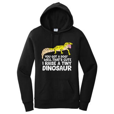 Leopard Gecko Owner I Raise A Tiny Leopard Gecko Women's Pullover Hoodie