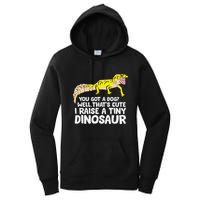 Leopard Gecko Owner I Raise A Tiny Leopard Gecko Women's Pullover Hoodie
