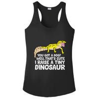 Leopard Gecko Owner I Raise A Tiny Leopard Gecko Ladies PosiCharge Competitor Racerback Tank