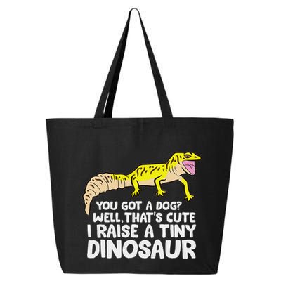 Leopard Gecko Owner I Raise A Tiny Leopard Gecko 25L Jumbo Tote