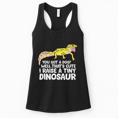 Leopard Gecko Owner I Raise A Tiny Leopard Gecko Womens Tank Top