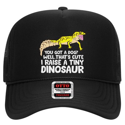 Leopard Gecko Owner I Raise A Tiny Leopard Gecko Trucker Hat