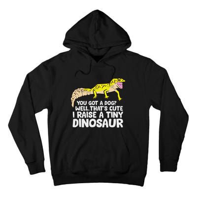Leopard Gecko Owner I Raise A Tiny Leopard Gecko Tall Hoodie