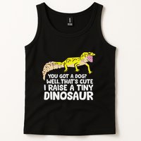 Leopard Gecko Owner I Raise A Tiny Leopard Gecko Tank Top