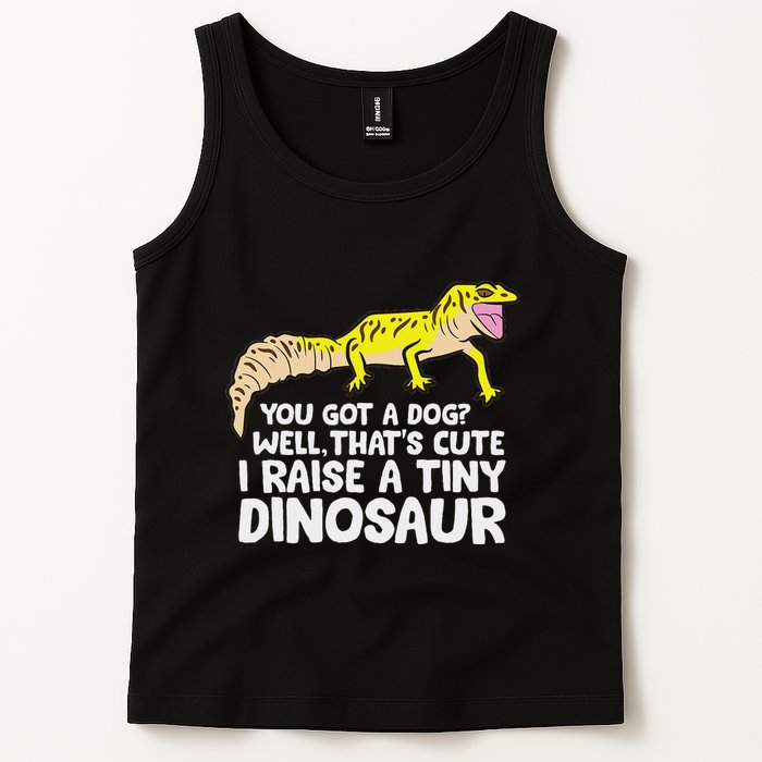 Leopard Gecko Owner I Raise A Tiny Leopard Gecko Tank Top