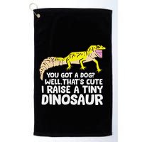 Leopard Gecko Owner I Raise A Tiny Leopard Gecko Golf Towel