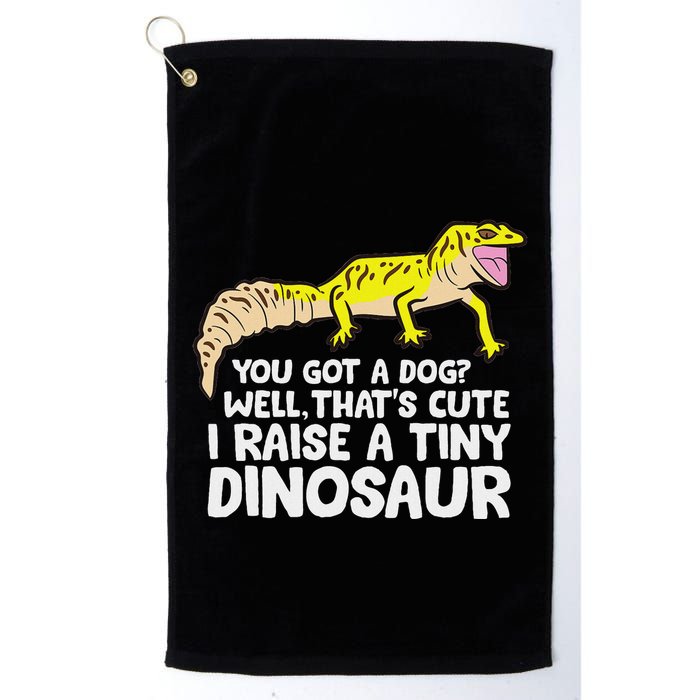 Leopard Gecko Owner I Raise A Tiny Leopard Gecko Golf Towel