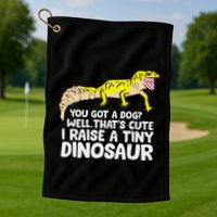 Leopard Gecko Owner I Raise A Tiny Leopard Gecko Golf Towel