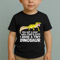 Leopard Gecko Owner I Raise A Tiny Leopard Gecko Toddler T-Shirt