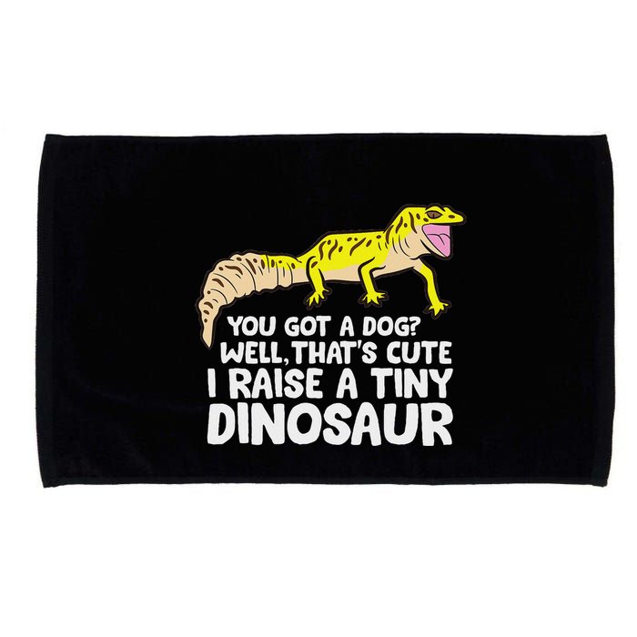Leopard Gecko Owner I Raise A Tiny Leopard Gecko Microfiber Hand Towel