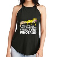 Leopard Gecko Owner I Raise A Tiny Leopard Gecko Women's Perfect Tri Rocker Tank