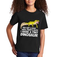 Leopard Gecko Owner I Raise A Tiny Leopard Gecko Kids T-Shirt