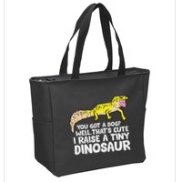Leopard Gecko Owner I Raise A Tiny Leopard Gecko Zip Tote Bag