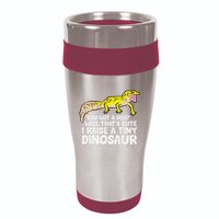 Leopard Gecko Owner I Raise A Tiny Leopard Gecko 16oz Travel Tumbler