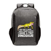 Leopard Gecko Owner I Raise A Tiny Leopard Gecko Vector Backpack