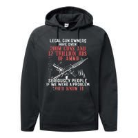 Legal Gun Owners Have Over 200m Guns Performance Fleece Hoodie