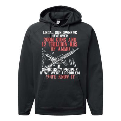 Legal Gun Owners Have Over 200m Guns Performance Fleece Hoodie